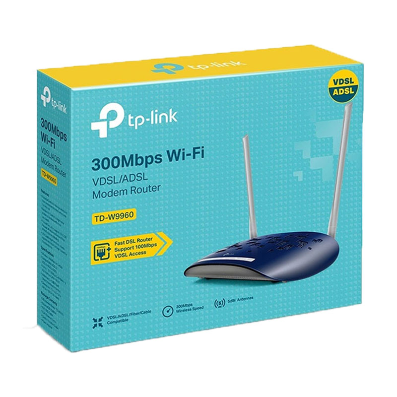 tplink-9960-4 جعبه مودم روتر تی پی-لینک مدل TD-W9960