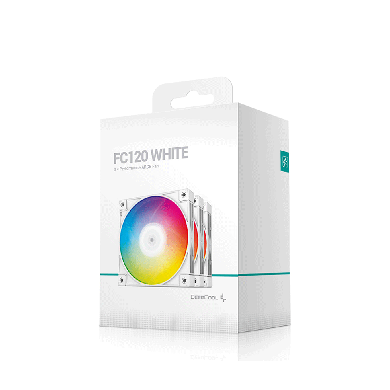 deepcool-fc120-white-4 فن کیس دیپ کول مدل FC120 White بسته سه عددی (جعبه)